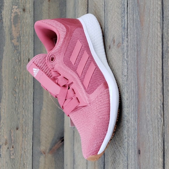 adidas Women's Edge Lux 4 Running Shoes Hazy Rose White - Picture 2 of 9